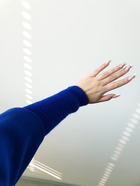 Modrý kabátik m, m