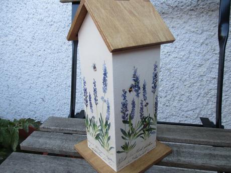 Drevený zásobník na čaj,levanduľa, 
