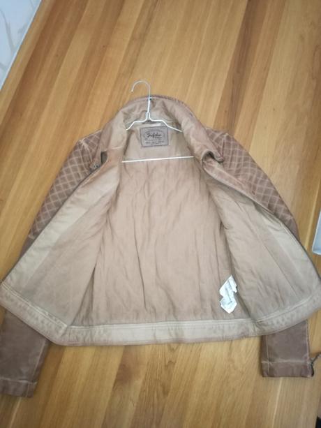 Kožená bunda, zara,s