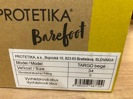 Protetika barefoot zimné, protetika,34