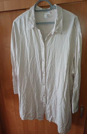 Damska béžová kosela z viskozy h&m xxl, h&m,xxl