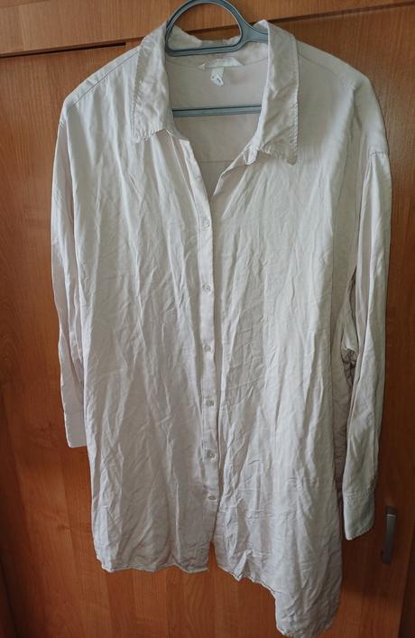 Damska béžová kosela z viskozy h&m xxl, h&m,xxl