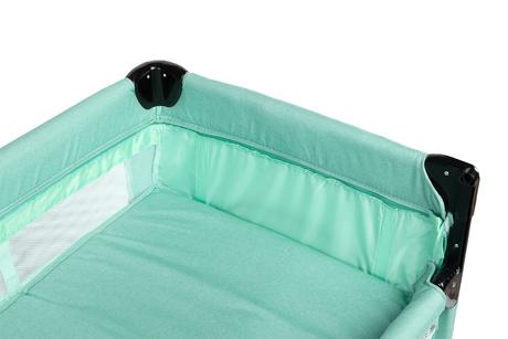 Caretero detská cestovná postieľka esti mint, šírka (cm): 60,dĺžka (cm): 120