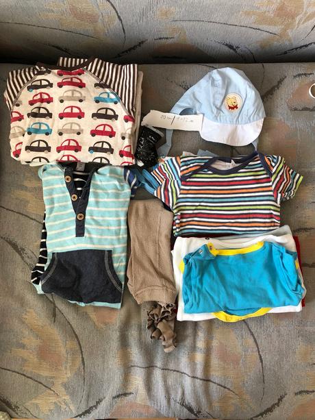 Kvalitne oblecenie 3-18 mes. - balik po 1 dietati, 68–80