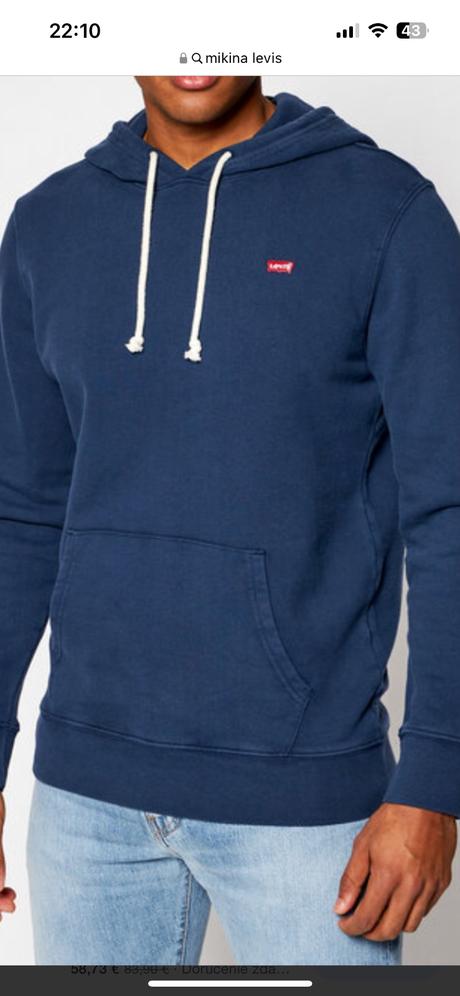 Mikina, levis,s
