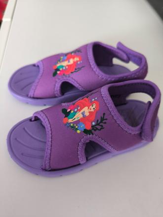 Fialové sandále ariel, disney,25