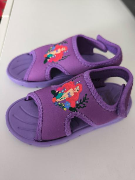 Fialové sandále ariel, disney,25