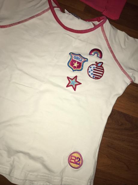 2 krásne tričká - dlhý rukáv, 110