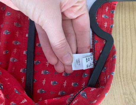 Červená košeľa, mango,s