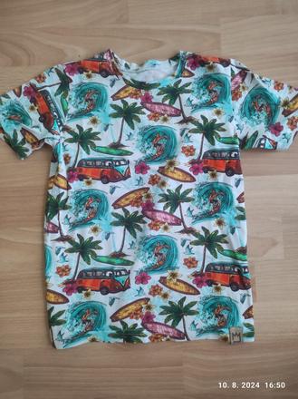 Tričko krátky rukáv pre chlapca 116, 116