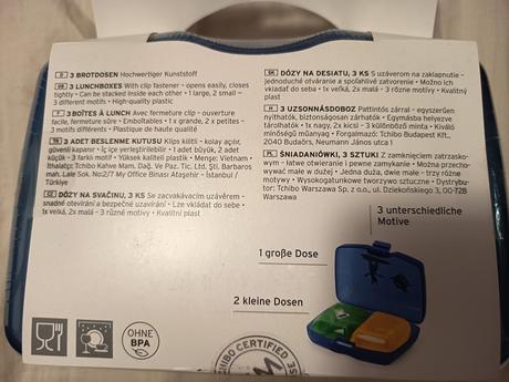 Dózy na desiatu, 3 ks,