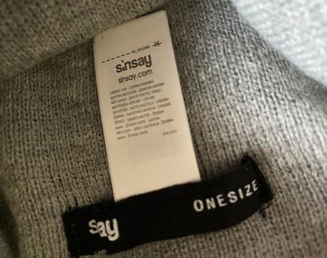 Nenosená teplá čiapka sinsay uni veľkosť, sinsay