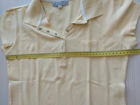 Bledožltá polokošeľa, s