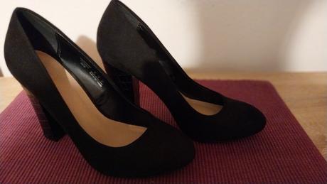 Semišové lodičky na pohodlnom podpätku, f&f,36