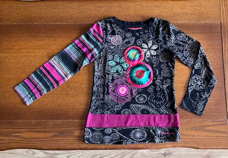Tričko desigual s mandalami 134/140, desigual,134