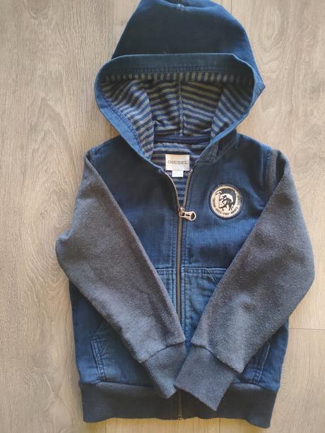 Štýlová mikina zn. diesel, 7 r., diesel,122