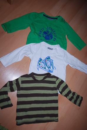 3 tričká, v.86-92, baby,86