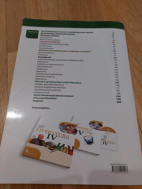 Literatúra iii pre stredné školy, 