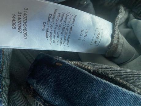 Tmavo modre riflove nohavice, orsay,m