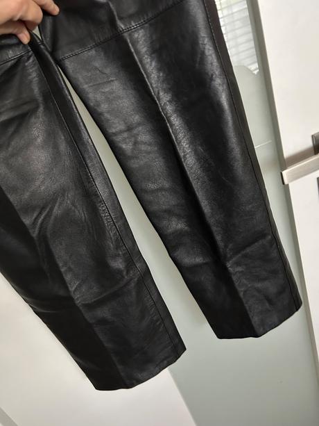 Nohavice z pravej kože, m