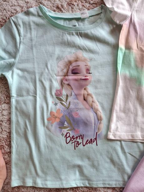Tričká hm frozen, h&m,122 / 128