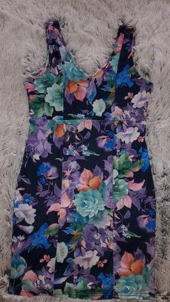 Kvietkovane minisaty - predlzeny top, l