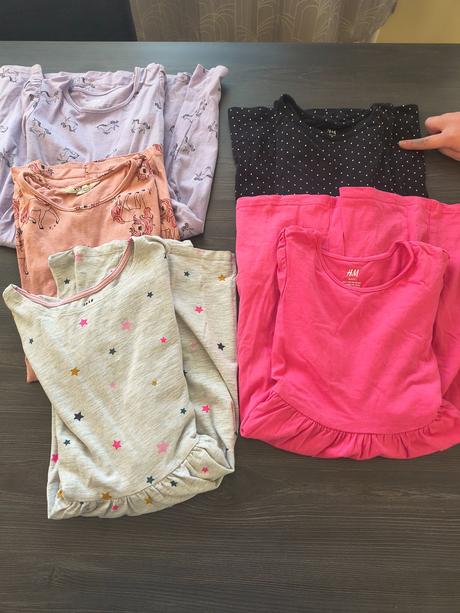 Šaty 5x, h&m,128