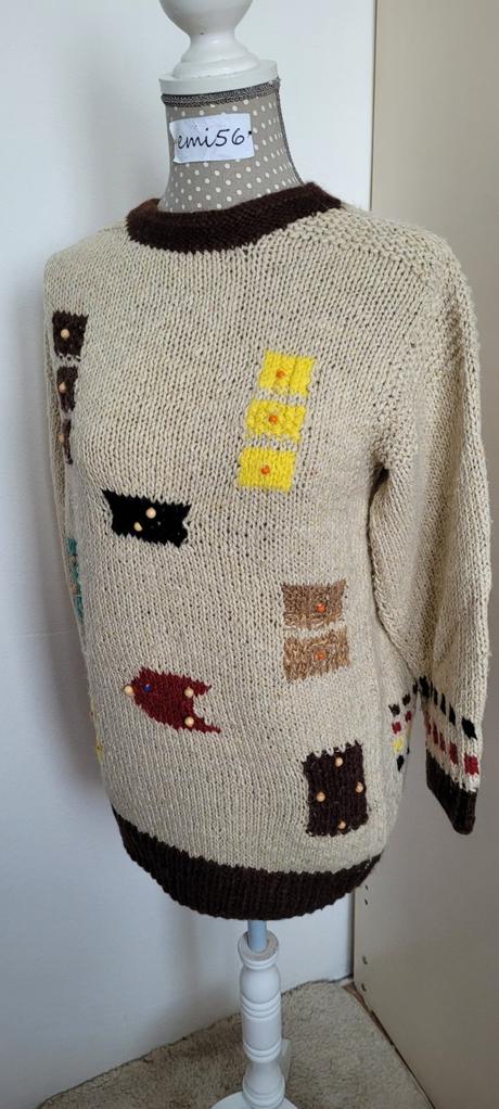 Pletený pulóver, s