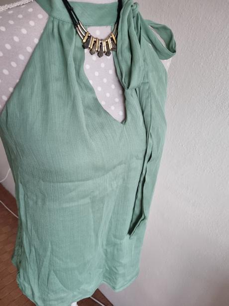 Bledozelený top na viazanie orsay m, orsay,m