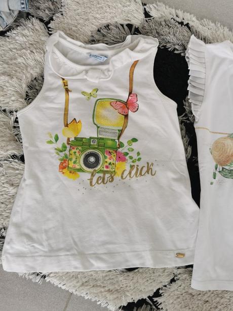 Mayoral tričká 2ks v. 122, mayoral,122