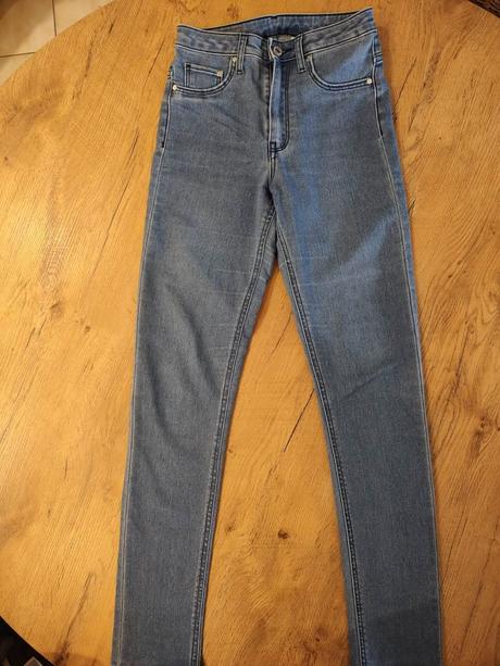 Riflové nohavice, denim,s