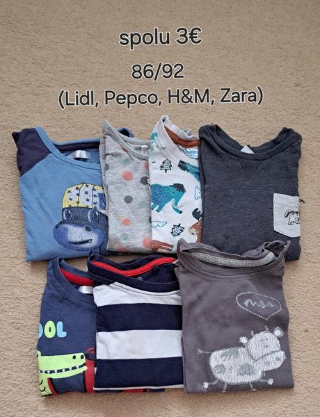 Balík tričiek, 86–98