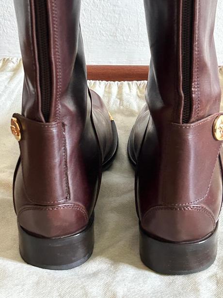 Hnedé celokožené čižmy zn.baldinini made in italy, baldinini,39