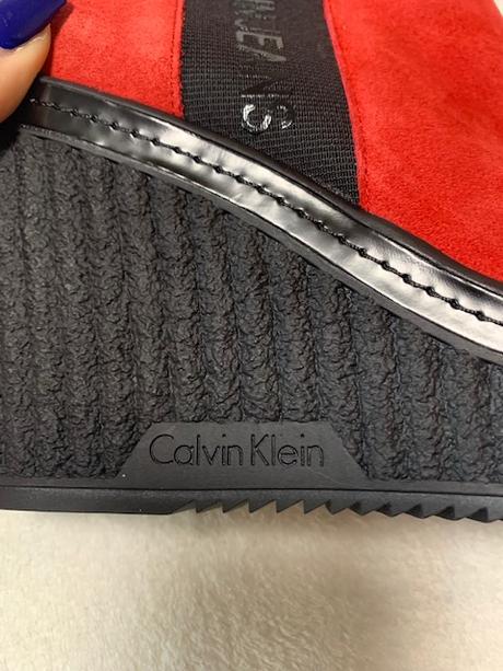 Kotníkové čižmičky z brúsenej kože calvin klein, 39