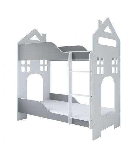 Poschodová posteľ+matrace, šírka (cm): 80,dĺžka (cm): 160