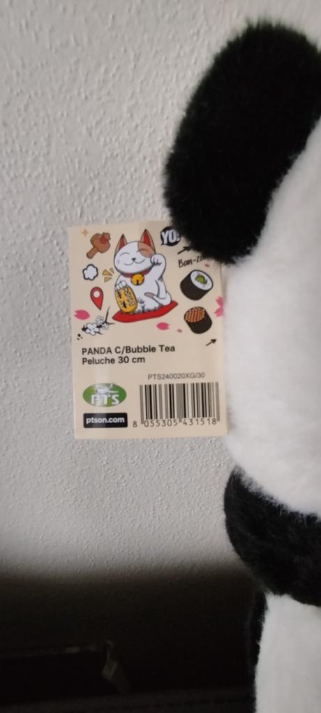 Panda bubble tea 30cm - plush japan kolekcia,