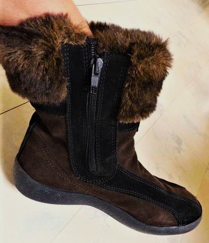 Kožené goretexové čižmy s merinom, baťa,39