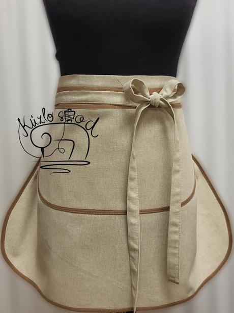 Kuchárska zástera dospelácka do pása,