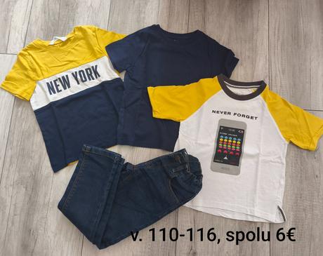 Rifle a trička 110-116, 104–116