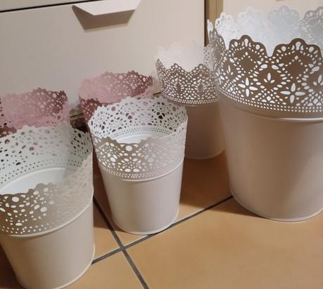 6 x kvetináče skurar - ikea, 
