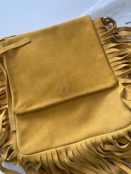 Kabelka z brusenej koze, 