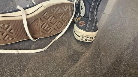 All star lift high platform trainers mystic, converse,37