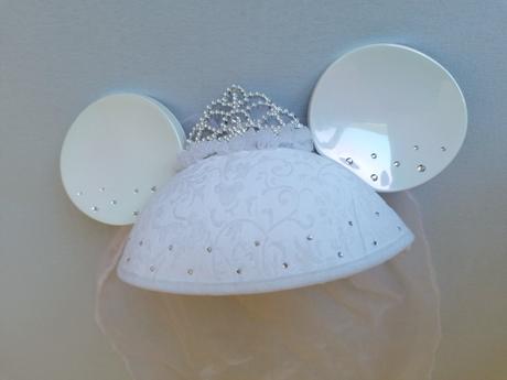 Svadobný klobúk so závojom - minnie,