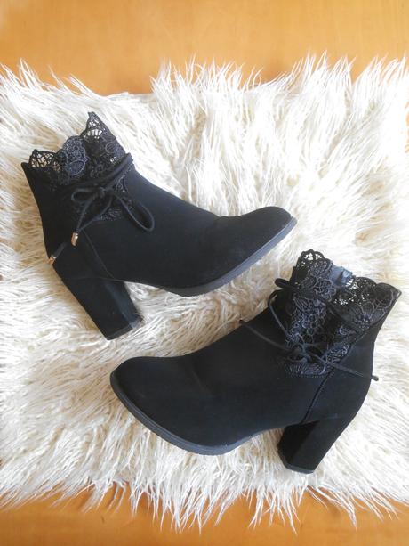 Členkové čižmy bosido s krajkou veľ. 39, 39