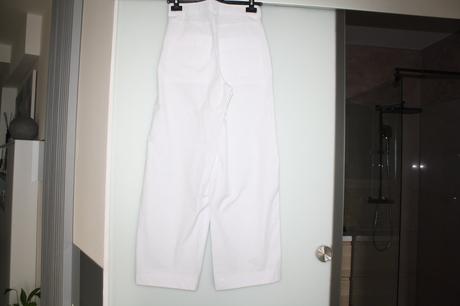 Volne siroke biele zara nohavice, zara,xs