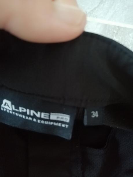 Softshell čierne kraťase alpinepro, v34, alpine pro,34