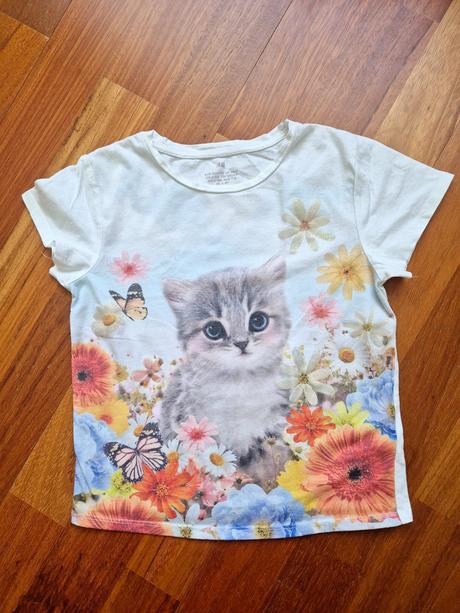 Dievčenské trička, h&m,122