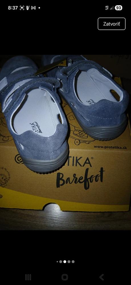 Nové sandále protetika barefoot, protetika,34