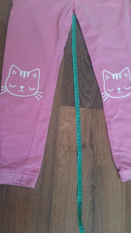 Ružové tepláky, h&m,128