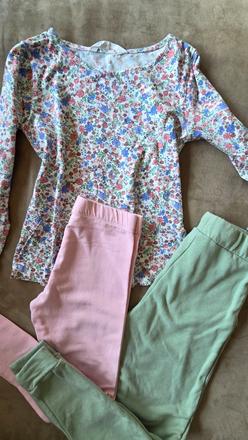 Balíček vecí mayoral, h&m top stav, 122–134